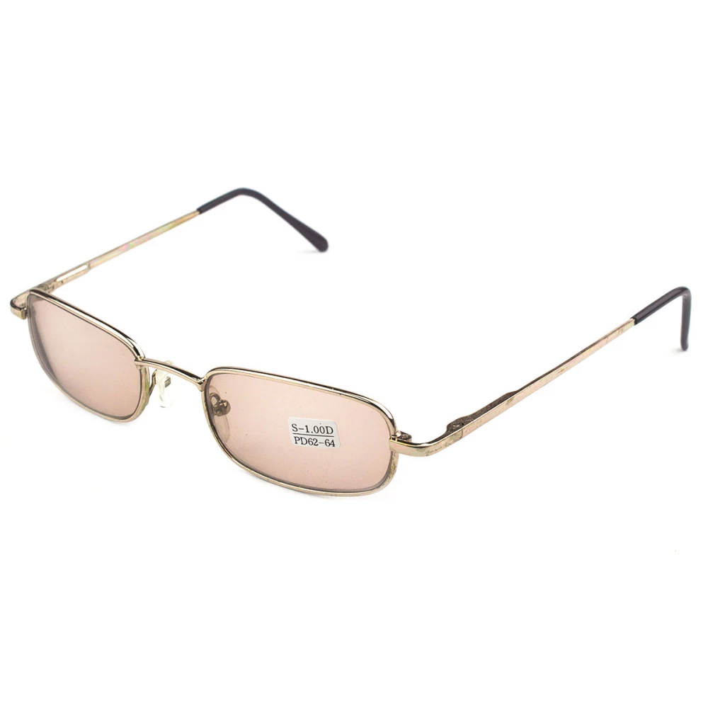 Окуляри лектор Flash 5001, 9951 ФХС коричневі в металевій оправі